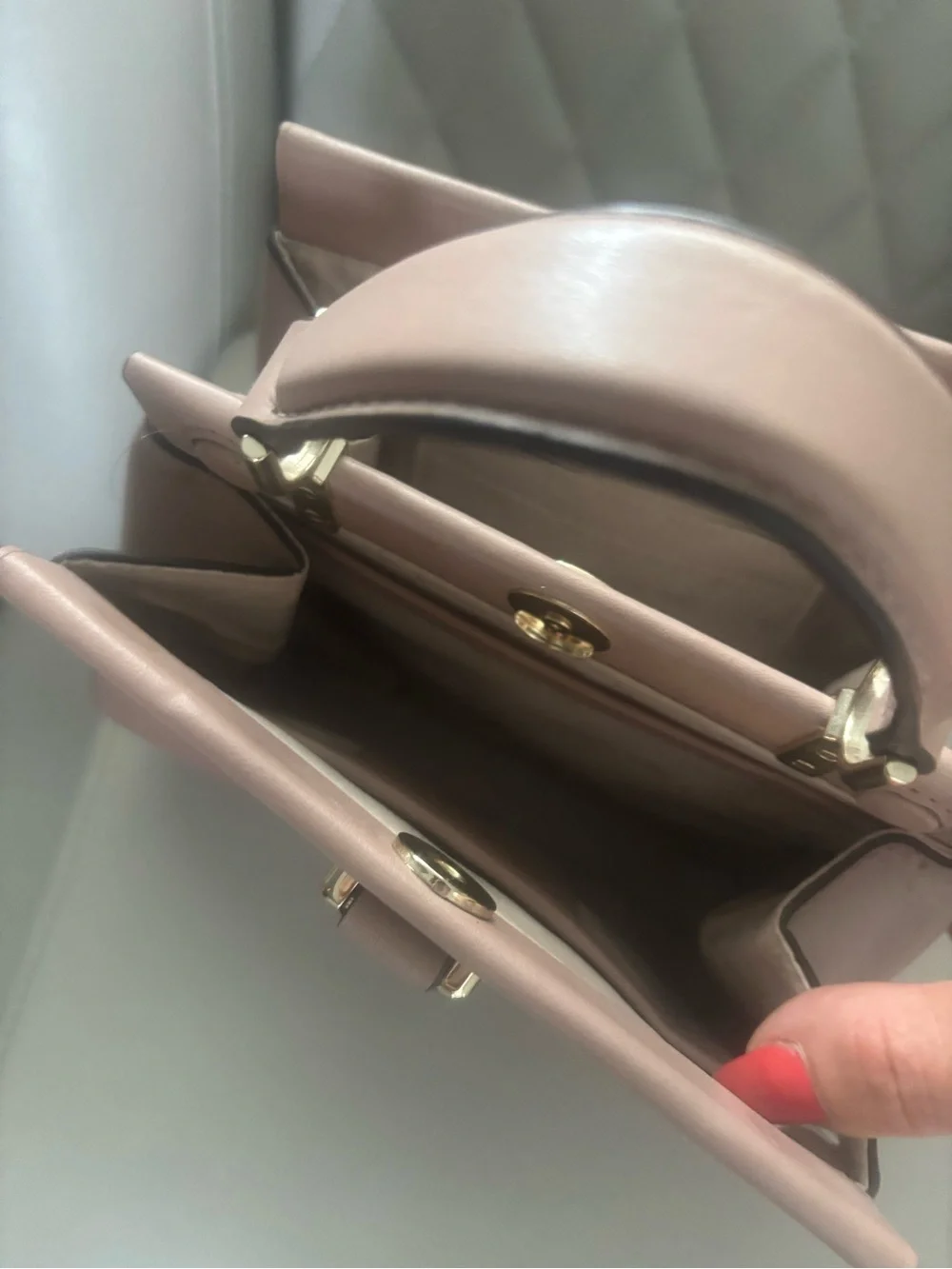 Michael Kors structured satchel